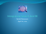 integrating search and business intelligence