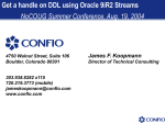 Get a Handle on DDL Changes Using Oracle Streams