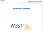 RelationalDataModel - Institute for Web Science and Technologies