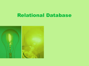 Relational Database