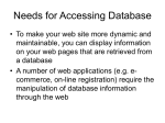 ADO.NET access to databases