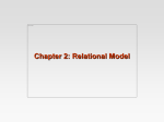 Chapter 2: Relational Model - United International College