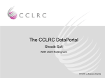 CCLRC Template - National e