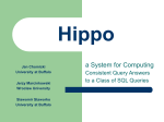 Hippo: A System for Computing Consistent Answers to a Class of