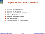 Chapter 22: Advanced Querying and Information Retrieval