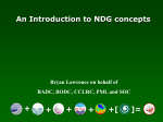 An Introduction to NDG concepts