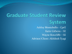 Graduate Student Review System