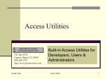 Access Utilities