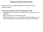 Managing Hardware & Software Assets