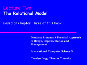 Relational Model