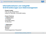 Information fusion und integrity - AstroGrid-D