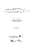 Proceedings of the SPDECE-2012. Ninth nultidisciplinary digital content for education