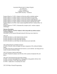 Assessment Plan for the CS  Degree Program FY 2010-2011
