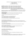 2008-2009 Assessment for the Computer Science  Degree Program