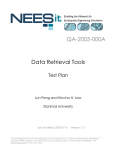 QA-2005-000A Data Retrieval Tools  Test Plan