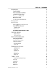 Table of Contents I  3