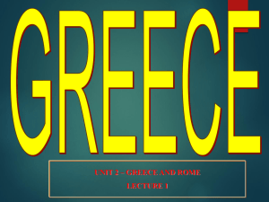 LECTURE 01_Greece