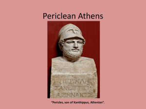 Periclean Athens - Daniel Aaron Lazar