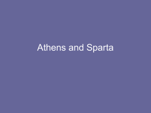 Athens and Sparta