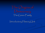 The Origins of Democracy - Vista Unified School District
