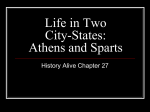 HA Chapter 27 Athens and Sparta