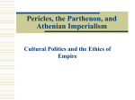 Pericles, the Parthenon, and Athenian Imperialism
