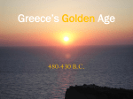 Greece`s Golden Age