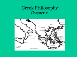 Greek Philosophy Ppt