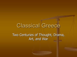 Classica Greece - jsimmersworldhistory