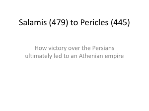 Salamis to Pericles