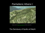 Panhellenic Athens I:  The Sanctuary of Apollo at Delphi Image courtesy of