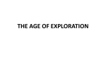 THE AGE OF EXPLORATION