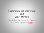 Enlightenment and Great Thinkers