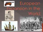 European Expansion in the World