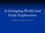 A Changing World and Early Exploration