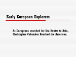 1-3 Early European Explorers