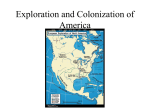 Exploration and Colonization of America