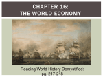 Chapter 16: The World Economy - World History with Mrs. Roser