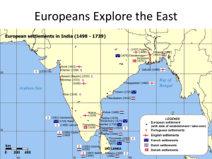 19.1 – Europeans Explore the East