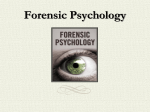 Forensic Psychology