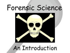 Forensic Science: