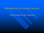 Introduction to Forensic Science