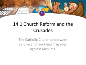 14.1 church reform and the crusades