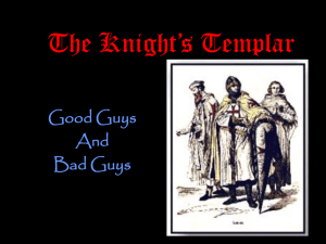 The Knight`s Templar and Bad Guys PPT