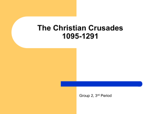 The Christian Crusades 1095-1291