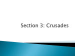 Section 3: Crusades