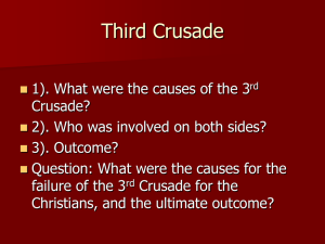 The Third Crusade