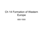 Ch 14 Formation of Western Europe