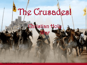 The Crusades! - John Bowne High School