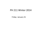 PH 211 Winter 2014 - Physics at Oregon State University